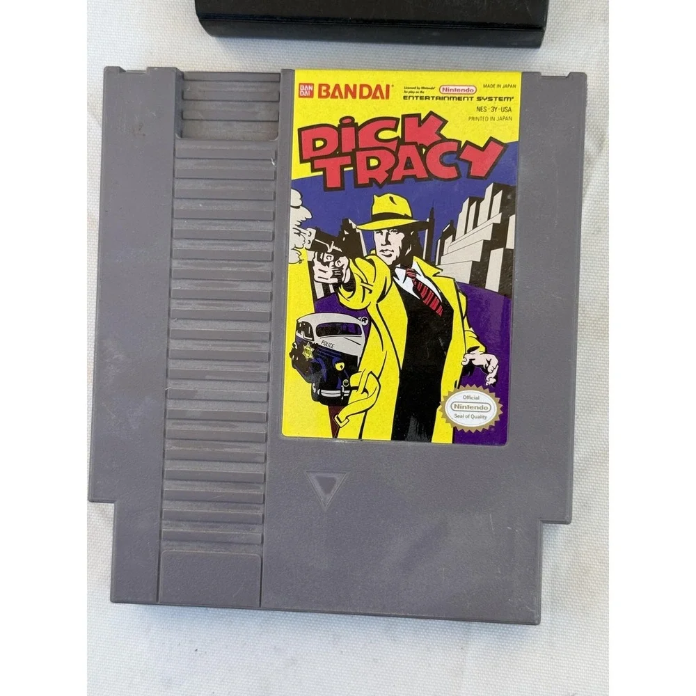 Dick‎ Tracy Nintendo Entertainment System NES Game Cart Bandai NTSC-U/C Gray